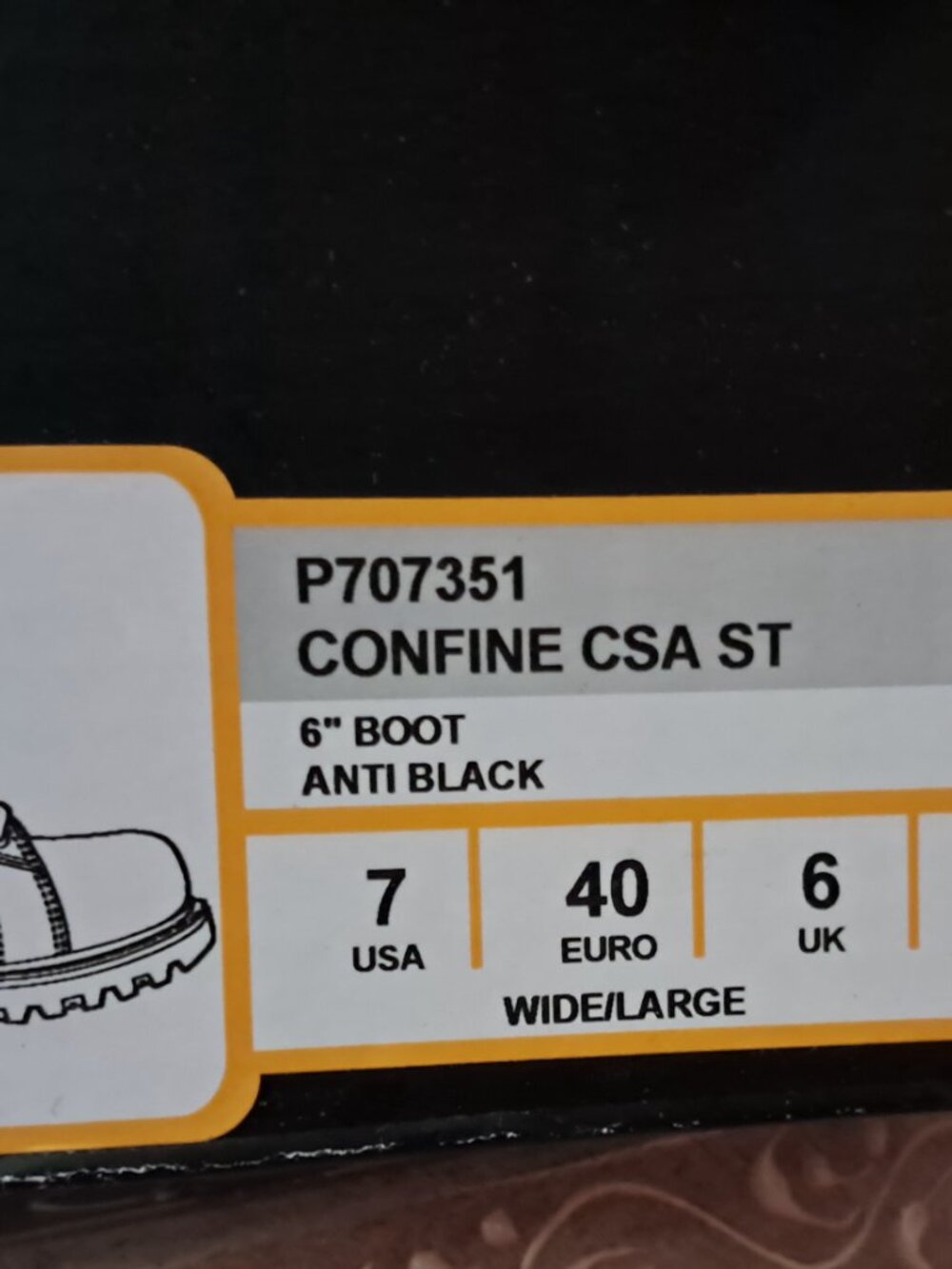 CAT work boots - Picture 3 of 3